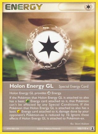 Holon Energy GL (105) - DS  - Rare - Reverse Holofoil