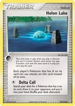 Holon Lake (087) - HP  - Uncommon - Reverse Holofoil