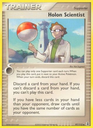 Holon Scientist (097) - DS  - Uncommon - Reverse Holofoil
