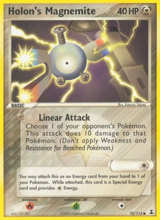 Holon's Magnemite (070/113) - DS  - Common - Reverse Holofoil