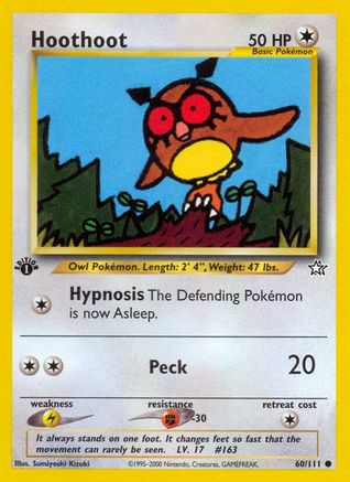 Hoothoot (060/111) - NG  - Common - 1st Edition