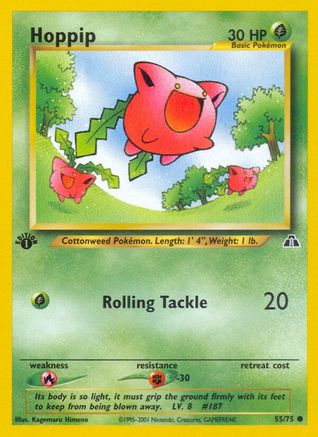 Hoppip (055/75) - ND  - Common - 1st Edition