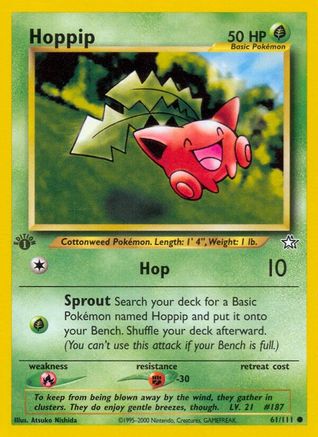 Hoppip (061/111) - NG  - Common - 1st Edition