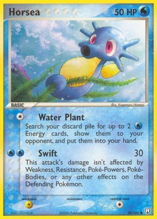 Horsea (058/109) - TRR  - Common - Reverse Holofoil