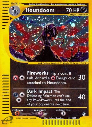 Houndoom (H11) (H11) - A  - Holo Rare - Holofoil