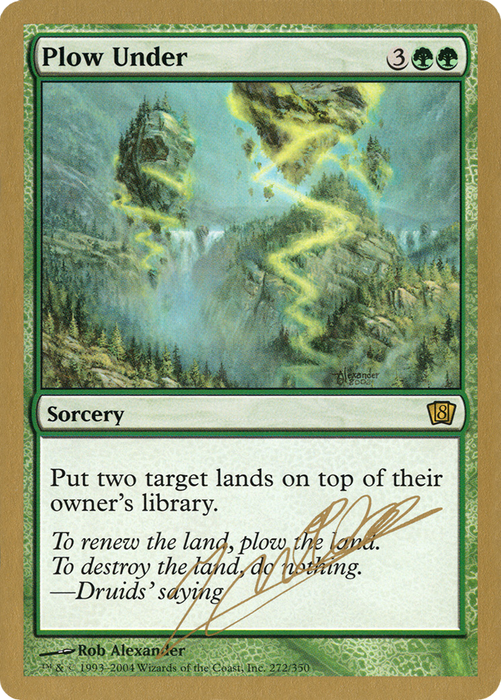 Plow Under (WCD-JN272) - rare