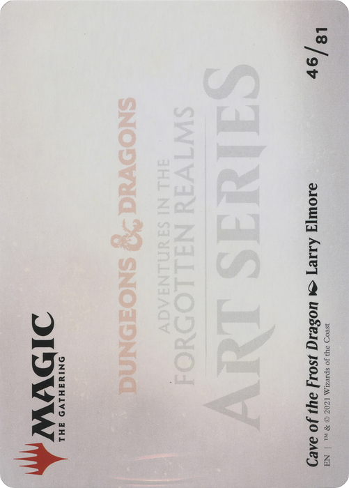 Cave of the Frost Dragon // Cave of the Frost Dragon (AAFR-046) - common (Borderless) - Foil