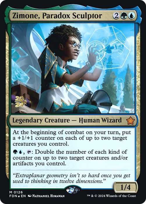 Zimone, Paradox Sculptor (PRE-126S) - mythic - Foil