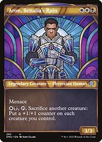 Aron, Benalia's Ruin (DMU-292) - uncommon: (Showcase) - Foil