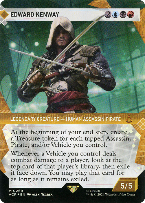 Edward Kenway (ACR-269) - mythic: (Showcase) (Borderless) - Foil
