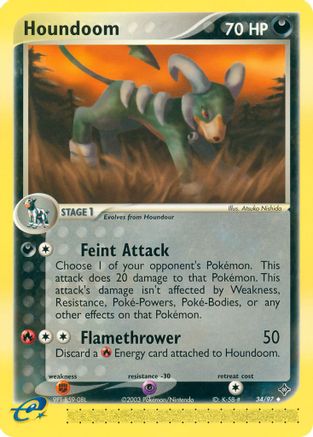Houndoom (034/97) - D  - Uncommon