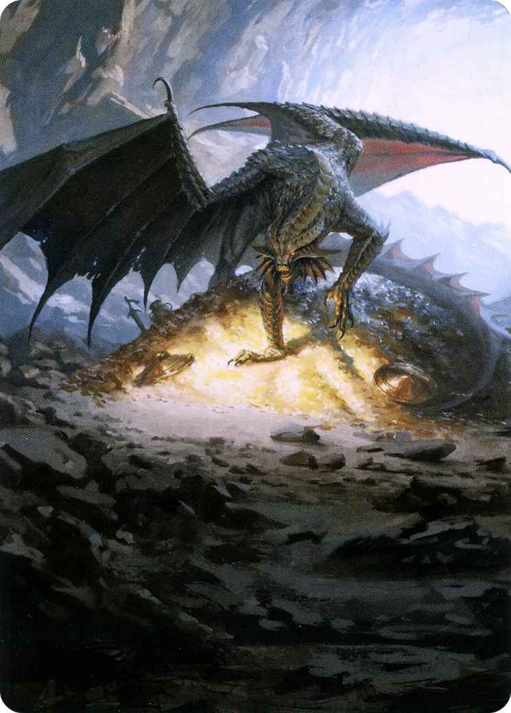 Ancient Copper Dragon // Ancient Copper Dragon (ACLB-004) - common (Borderless) - Foil