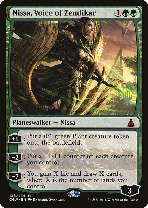Nissa, Voice of Zendikar (PPIKO-138P) - mythic - Foil