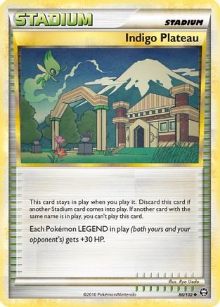 Indigo Plateau (086/102) - T  - Uncommon - Reverse Holofoil