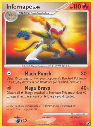 Infernape (022) - MD  - Rare