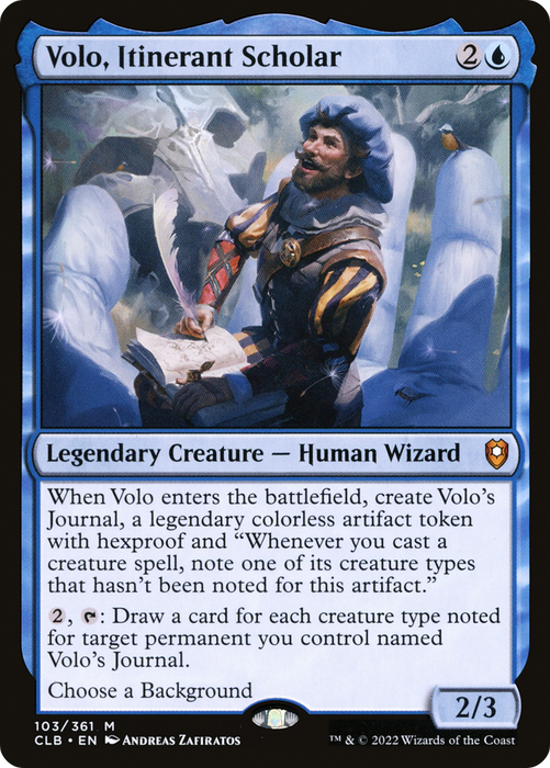 Volo, Itinerant Scholar (CLB-103) - mythic - Foil
