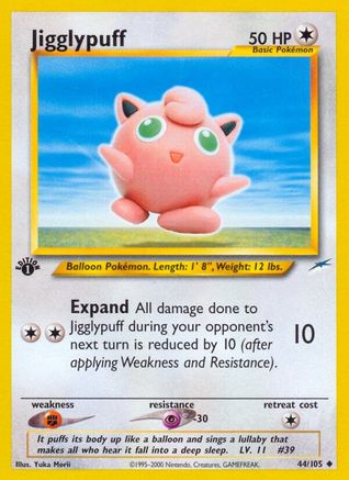 Jigglypuff (044/105) - ND  - Uncommon - Unlimited