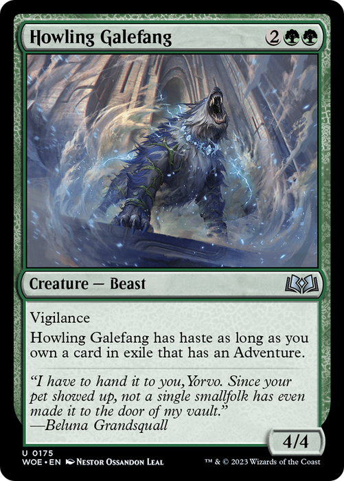 Howling Galefang (WOE-175) - uncommon