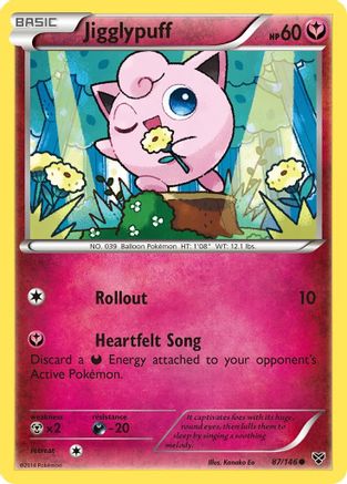 Jigglypuff (87) (087/146) - XBS  - Common - Reverse Holofoil