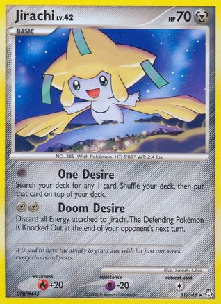 Jirachi (031) - LA  - Rare - Reverse Holofoil