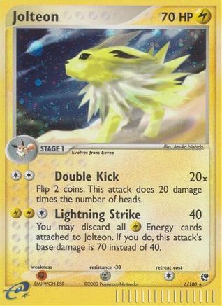 Jolteon (006) - S  - Holo Rare - Holofoil
