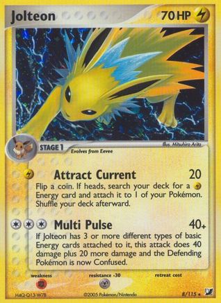 Jolteon (008) - UF  - Holo Rare - Holofoil