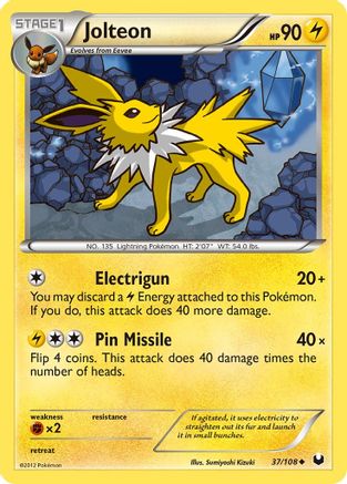 Jolteon (037/108) - DE  - Uncommon