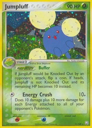 Jumpluff (011/109) - TRR  - Holo Rare - Reverse Holofoil
