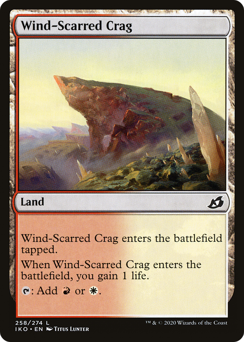 Wind-Scarred Crag (IKO-258) - common - Foil