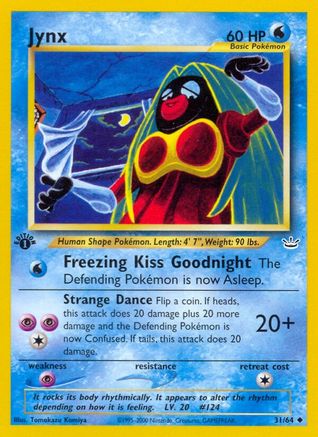 Jynx (031/64) - NR  - Uncommon - 1st Edition