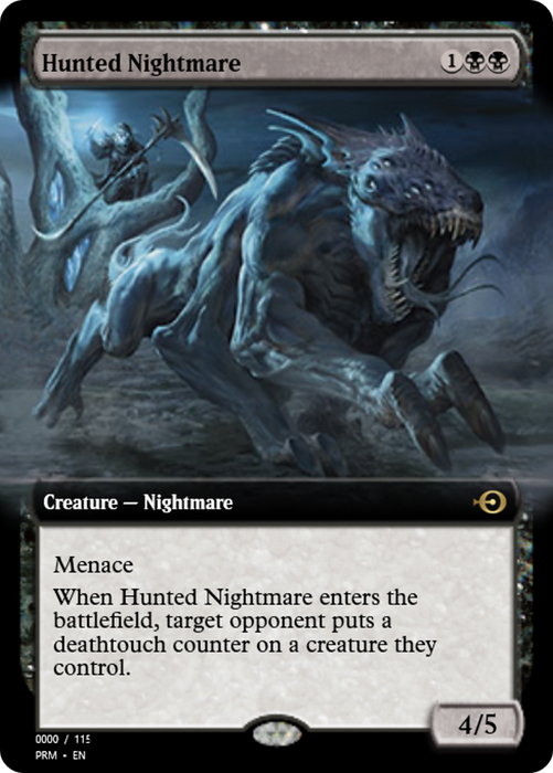 Hunted Nightmare (PRM-80875) - rare - Foil