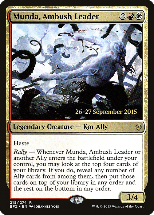 Munda, Ambush Leader (PRE-215S) - rare - Foil
