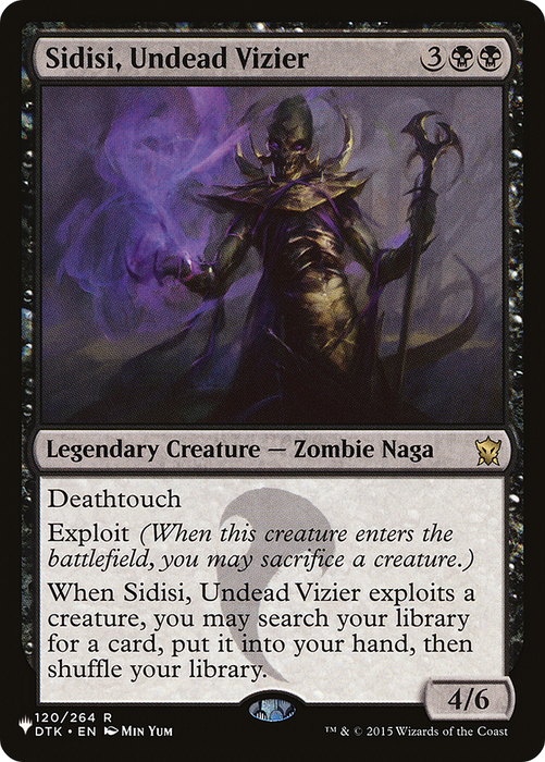 Sidisi, Undead Vizier (LIST-DTK-120) - rare