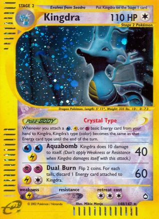 Kingdra (148) (148) - A  - Secret Rare - Reverse Holofoil