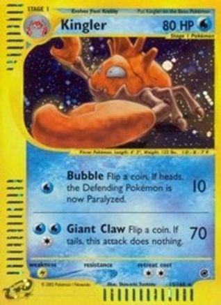 Kingler (15) (015) - E  - Holo Rare - Holofoil