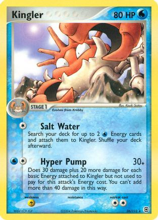 Kingler (026/112) - FL  - Rare - Reverse Holofoil