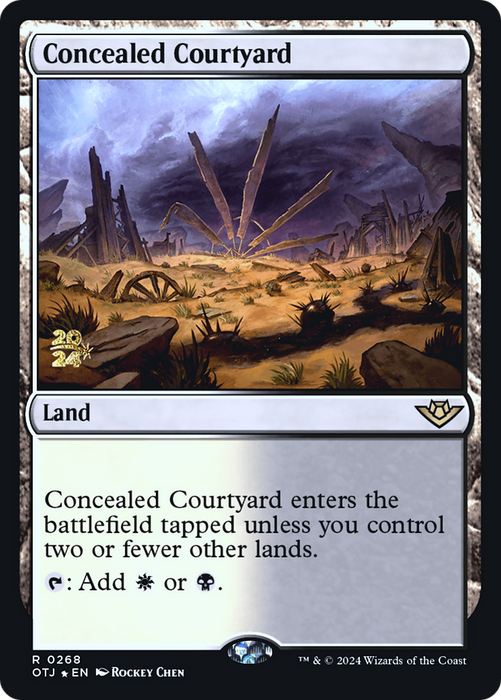 Concealed Courtyard (PRE-268S) - rare - Foil