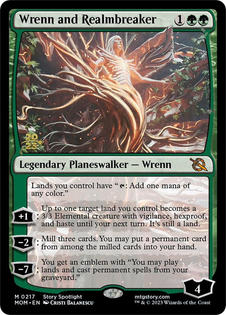 Wrenn and Realmbreaker (PRE-217S) - mythic - Foil