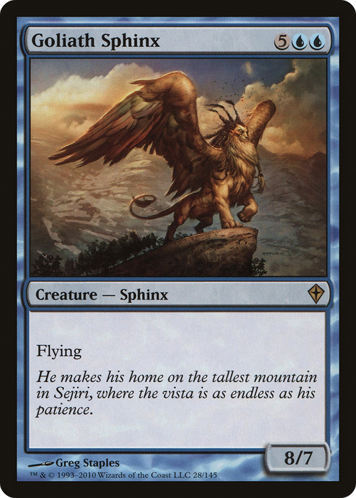 Goliath Sphinx (WWK-028) - rare