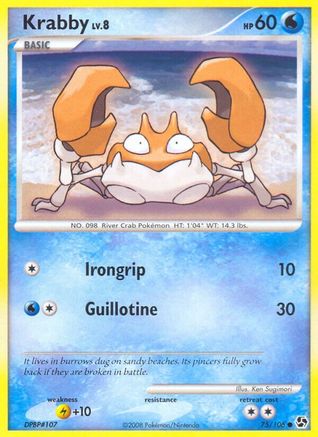 Krabby (075) - GE  - Common