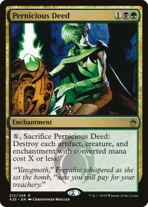 Pernicious Deed (A25-212) - rare - Foil