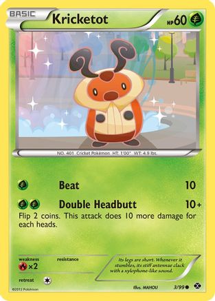Kricketot (003) - ND  - Common - Reverse Holofoil
