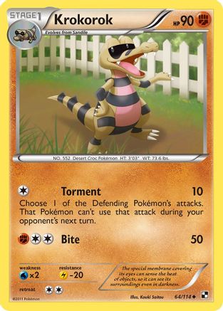 Krokorok (064) - BAW  - Uncommon
