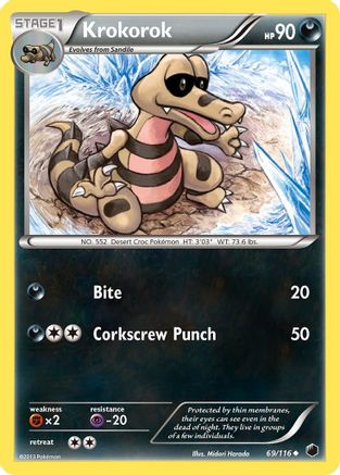 Krokorok (069) - PF  - Uncommon - Reverse Holofoil