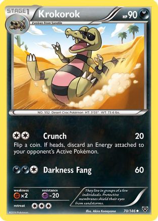 Krokorok (070) - XBS  - Uncommon - Reverse Holofoil