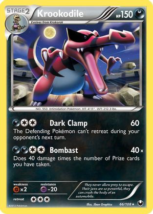 Krookodile (066) - DE  - Holo Rare - Reverse Holofoil