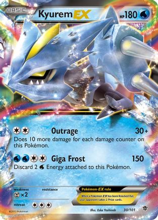 Kyurem EX (030) - PB  - Ultra Rare - Holofoil