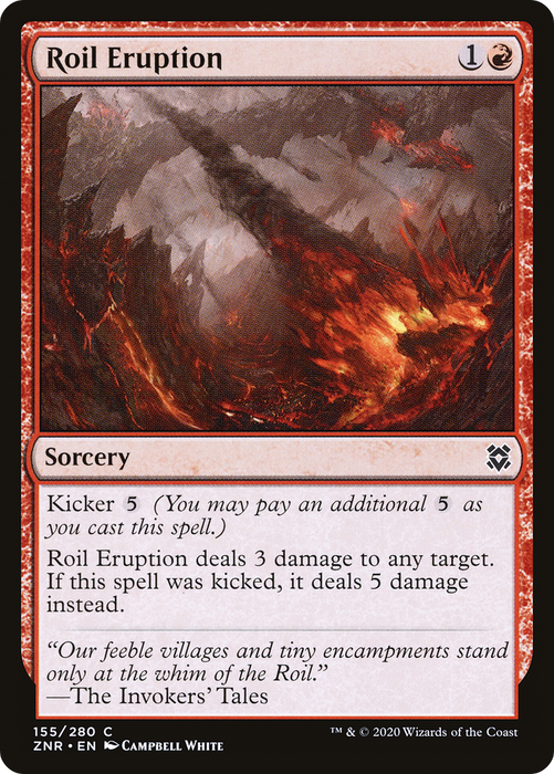 Roil Eruption (ZNR-155) - common - Foil