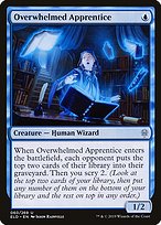Overwhelmed Apprentice (ELD-060) - uncommon - Foil
