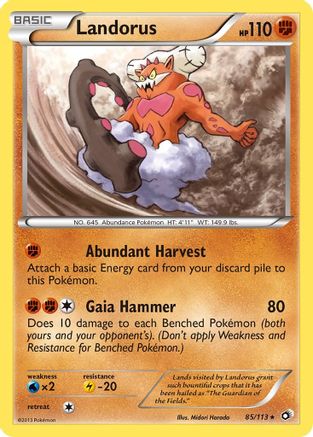 Landorus (085) - LT  - Holo Rare - Reverse Holofoil